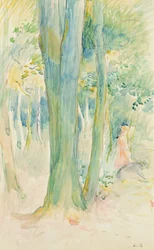 Unter den Bäumen im Wald, 1893